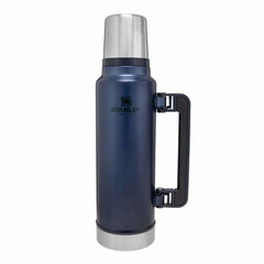 TERMO STANLEY CLASICO 1.4 LTS. ASA PLEGABLE AZUL