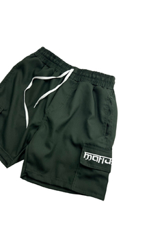 Shorts Mafiusu Cargo Sarja Verde Escuro - comprar online