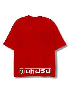 Camiseta Oversized Trenitalia Vermelha - comprar online