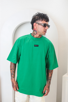 Camiseta Oversized Verde Bandeira - comprar online