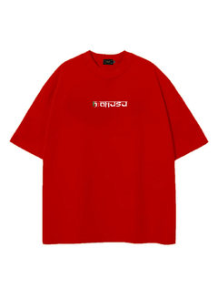Camiseta Oversized Trenitalia Vermelha