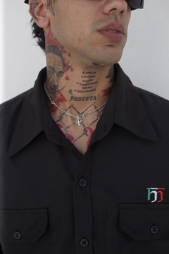 Camisa Mafiusu Italy RipStop Preta - comprar online