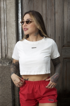 Cropped T-shirt Off White