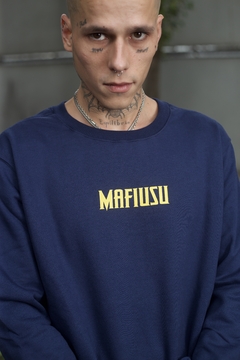 Moletom Careca Wolf´s Marinho Unissex - MAFIUSU