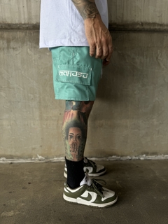 Shorts Mafiusu Sarja Cargo Verde Agua - comprar online