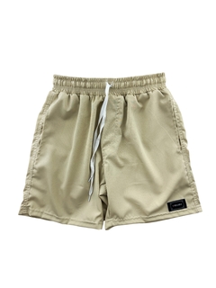 Shorts Tactel Elastano Areia - comprar online