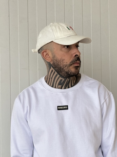 Moletom Careca Logo Branco Unissex - loja online