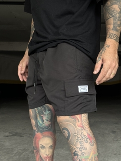 Shorts Cargo Mafiusu RipStop Square Preto - MAFIUSU