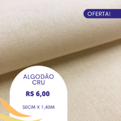 RAW COTTON FABRIC FOR PATCHWORK - ESTILOTEX (0,50X1,40)