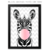 Quadro - Zebra com Chiclete - comprar online