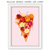 Quadro - Pizza Floral na internet