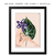 QUADRO MULHER COM FLORES, mulher floral, quadro para sala, quadro design artistico