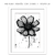 Quadro - Black Flower - loja online