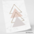Quadro - Triângulos Escandinavos Rosa - loja online