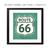 Quadro - Route 66 - CASA DA GINA - Quadros, capachos, porta-retratos, produtos personalizados