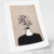 quadro floral, quadro ilustração de vaso de planta, quadro com cabeça de flor, quadro com flores