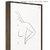 Quadro - Silhueta Feminina - comprar online