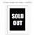 Quadro - Sold Out - loja online