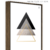 Quadro - Triângulos cinza com dourado - comprar online
