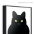 quadro gato negro, gato preto, gatinho, mistico, bruxa