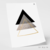 Quadro - Triângulos cinza com dourado - loja online