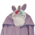 Toallon con Capucha para Bebe con Bordado 3D - Unicornio Lila - comprar online