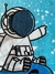 Ponchito Microfibra Infantil - Astronauta Ballena - tienda online