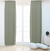 Juego de Cortinas Blackout Textil Presilla Oculta - Verde Malva