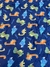 Frazada Coral Fleece Infantil Estampada - Dinosaurio Azul - tienda online