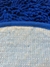 Alfombra Baño Shaggy Redonda - Azul Francia - comprar online