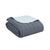 Set Cubrecama Leger Prewash Reversible - Gris Oscuro en internet