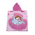 Ponchito Microfibra Infantil - Princesa Rosa - comprar online