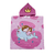 Ponchito Microfibra Infantil - Princesa Rosa