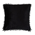 Funda de Almohadon Borlas - Negro