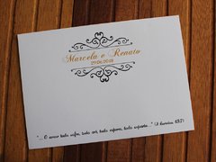 Convite de casamento