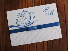 Convite de casamento - Relevo - Textura