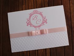 Convite de casamento - Relevo - Textura