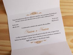 Convite de casamento - E&E Convites