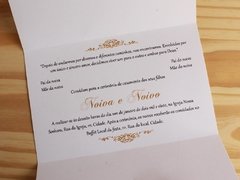 Convite de casamento - E&E Convites