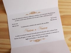 Convite de casamento - E&E Convites