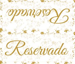 Reservado para mesa - loja online