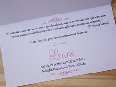 Convite Casamento - Relevo - Textura - comprar online