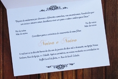 Convite de casamento Champagne - E&E Convites