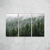 Foggy Forest Tríptico - O2 Arts Quadros Personalizados