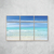 Composição janela Caribbean sea II - O2 Arts Quadros Personalizados