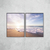 Sunrise Beach III Díptico - O2 Arts Quadros Personalizados