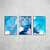 Abstract blue II - Trio - comprar online