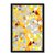 Quadro decorativo geométrico amarelo