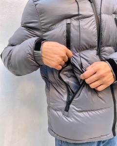 Campera invierno Puffer Pura Vida Gris en internet