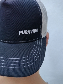 Gorra Pura Vida 'Trucker Racing' Black Cream - comprar online